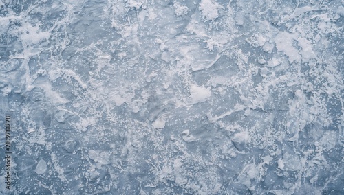 Icy Surface Texture with Subtle Blue and White Patterns