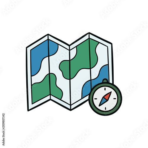 Outdoor Hunting Club Vector Icons Collection
