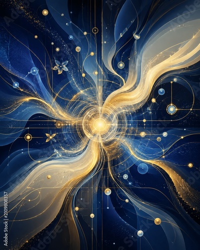 Vertical digital artwork illustration creative design