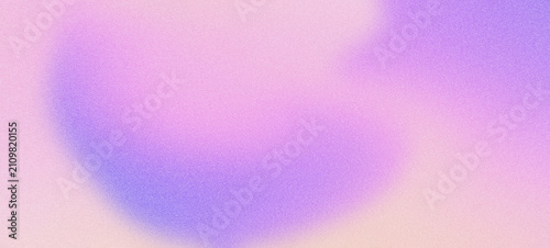 Принти на полотні Grainy banner abstract gradient sphere circle purple pink yellow light geometric
