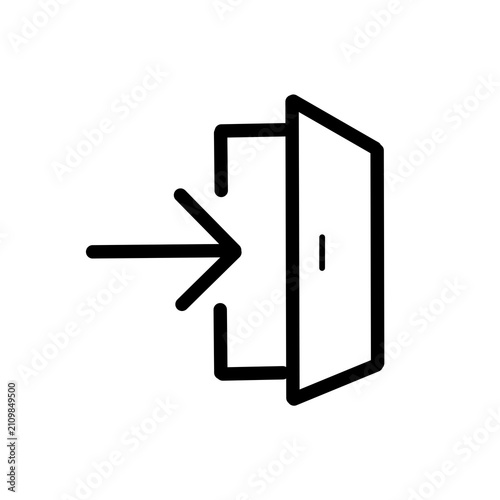 Tripping Hazard Danger Warning Pictogram - Flat Line Icon for Safety