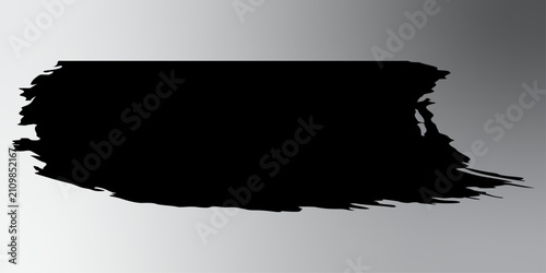 Abstract Black Brush Strokes Vector Illustration with Modern Artistic Texture on Gradient Background for Creative Poster, Banner, Social Media, Branding, Wall Art, Print Design, Contemporary Artwork.