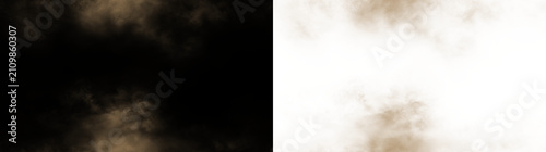 фотографія Brown mist on a transparent background capturing a moment of softness and subtle