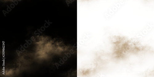 Canvastavla Brown mist on a transparent background capturing a moment of softness and subtle
