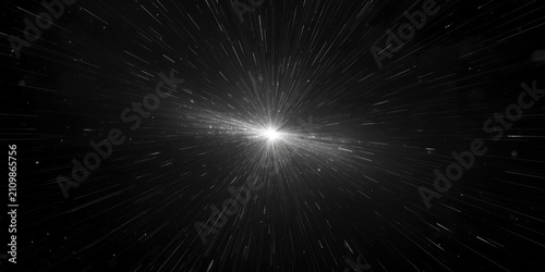 Photos Starburst Effect Creating Light Trails in Dark Space