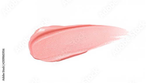 Pink Cosmetic Cream Swatch ...