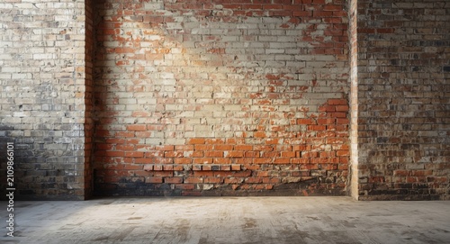 Weathered Brick Wall Backgr...