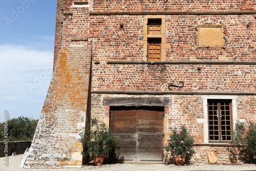 Castle of Bouligneux in Dombes, France