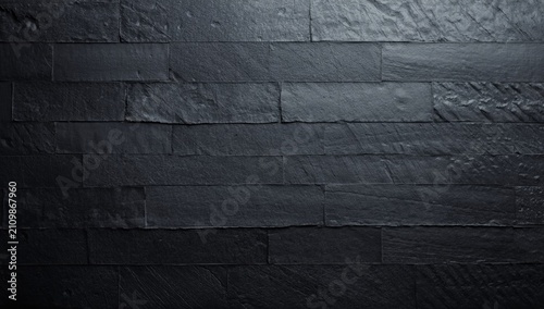 Textured Black Slate Wall S...