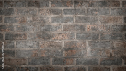 Textured Brick Wall in Gray...