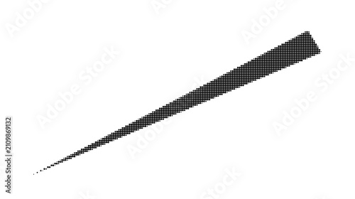 Photos Abstract halftone triangular wedge shape