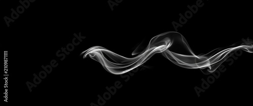 Abstract Smoke Flowing Smoo...