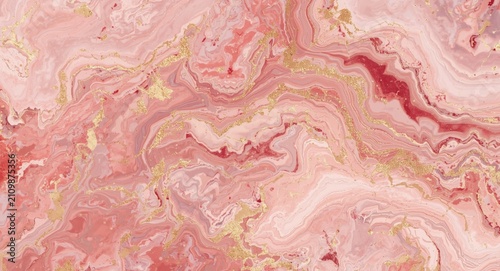 Abstract Pink Marble Textur...