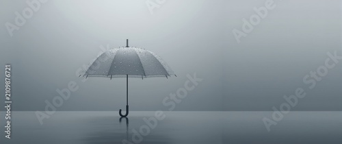 Transparent Umbrella with R...