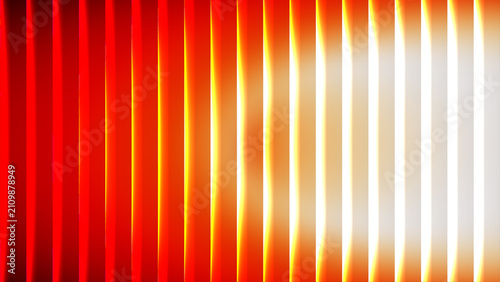 Bild auf Leinwand Abstract red and white vertical stripes