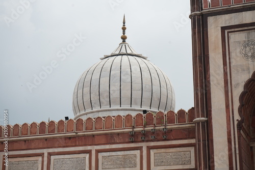 Old delhi jama masjid mosque, historical mosque, new delhi india