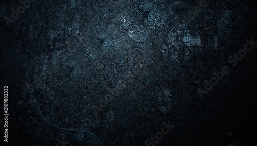 Abstract Dark Textured Back...