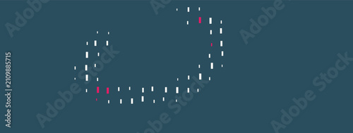 Decorative Diamond Typography Hello Bye Vector Illustration