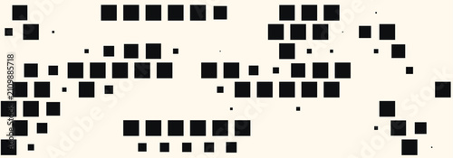 Minimal Rectangle Corner Border Frame Vector Illustration