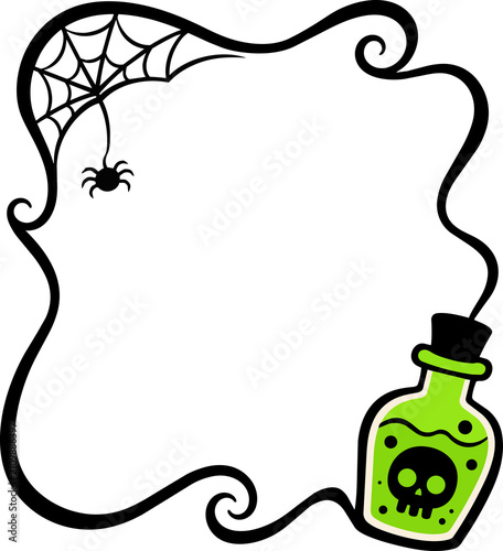 Halloween Whimsical Frame Clipart