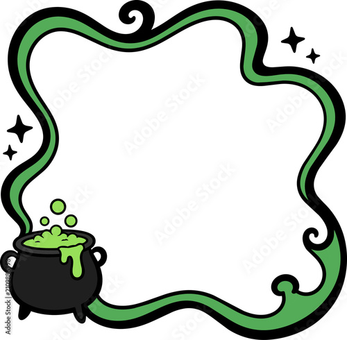 Halloween Whimsical Frame Clipart