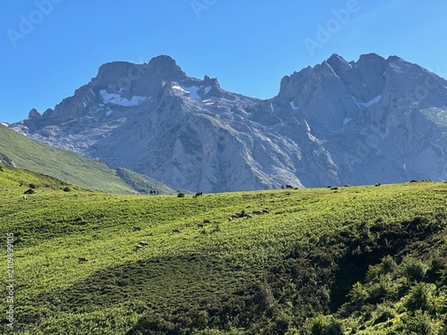 Canvastavla Mountain Landscape on the Route to Naranjo de Bulnes, Spain