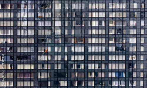 Glass skyscrapers and office towers define Shinjuku's skyline, where modern architecture shapes Tokyo's bustling urban core.
