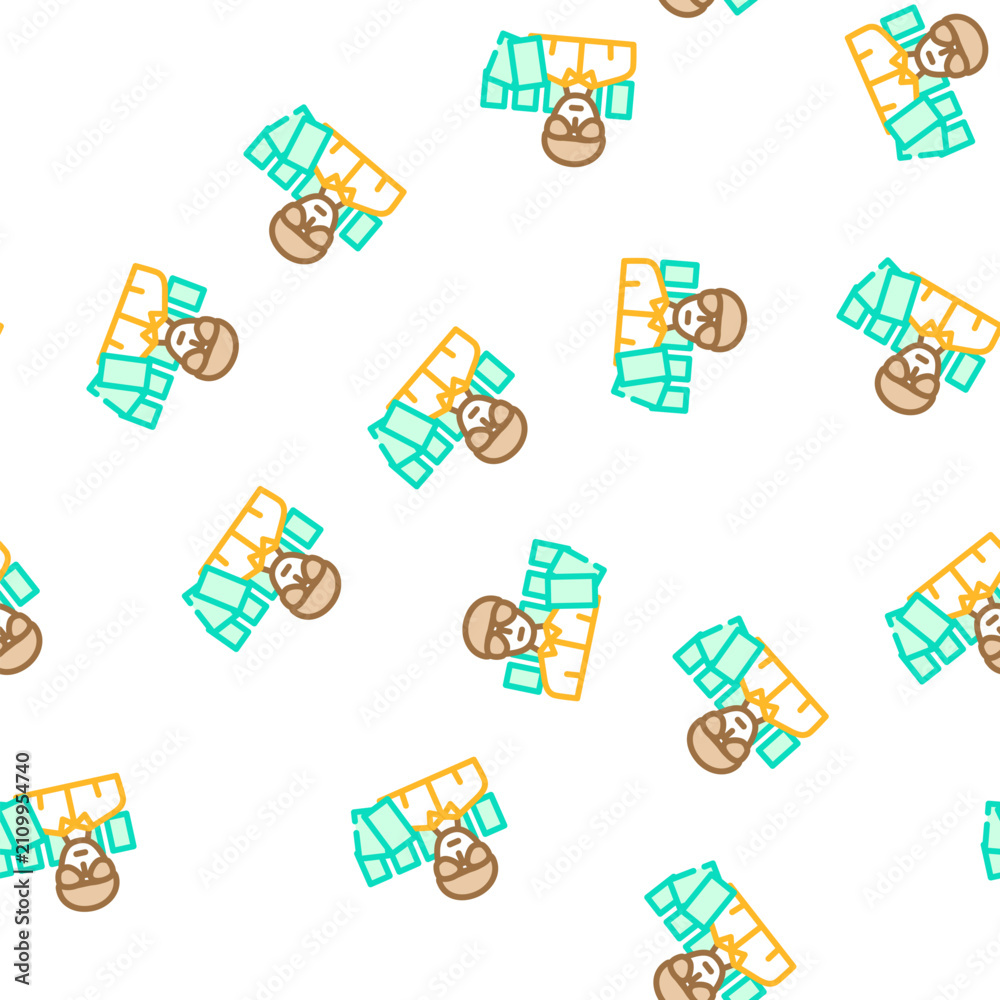 Fototapeta premium poker game vector seamless pattern poker game sign illustration
