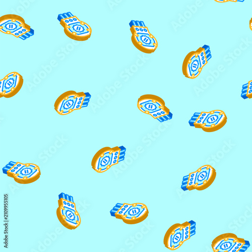 Konstfotografi potentiometer electronic component isometric seamless pattern