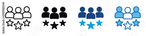 Konstfotografi Experience Icon Set Multiple Style Of