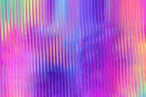Abstract colorful vertical lines with soft light diffusion and bokeh effect