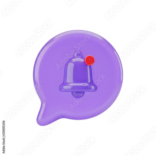 Purple Notification Bubble