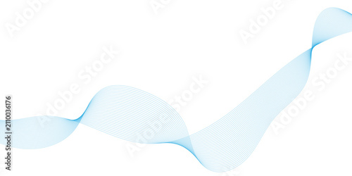 Abstract modern background with blue wavy lines, technology background and modern line design, abstract modern background with blue wavy lines and particles.