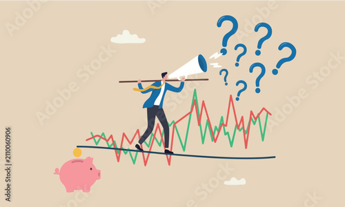 Canvastavla Risk uncertainty, investment bank volatility or stock market crypto currency flu