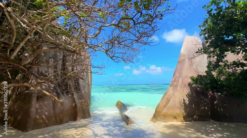 Anse Source d'Argent Beach La Digue Island Seychelles Coast