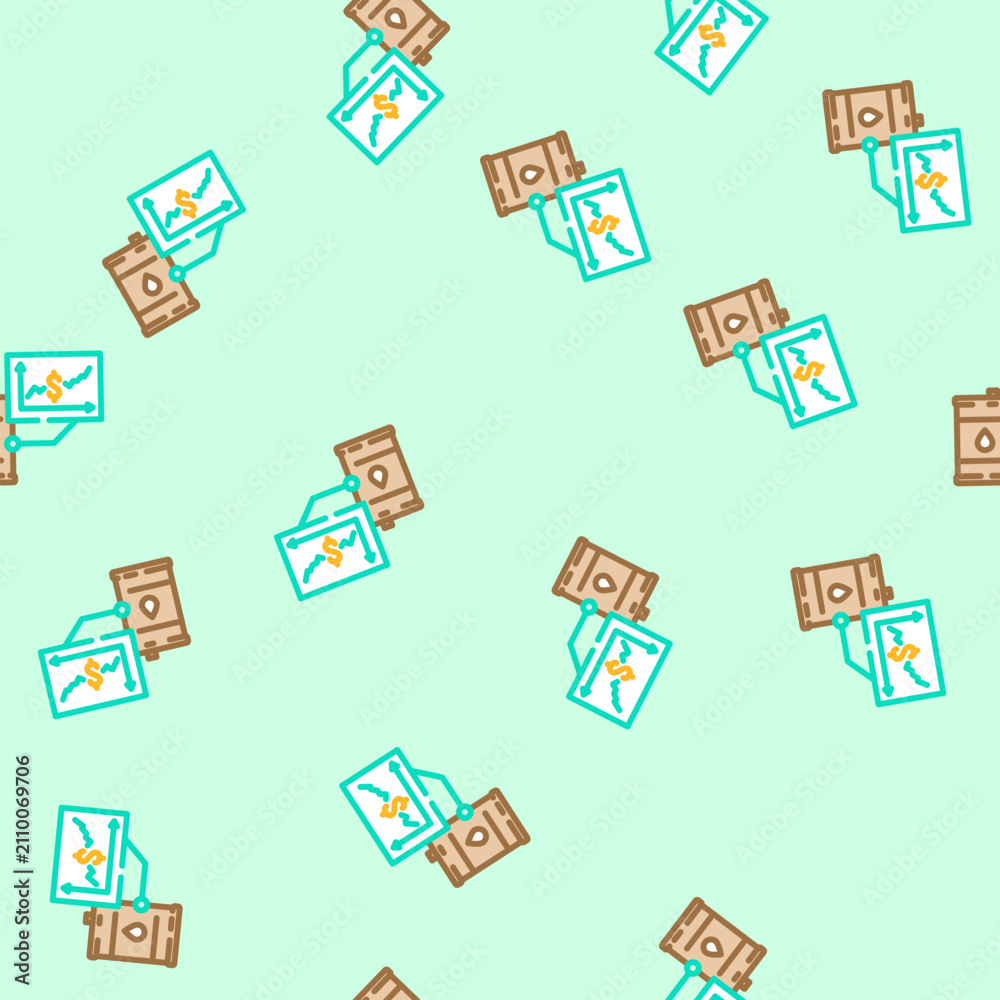 Fototapeta premium oil price industry vector seamless pattern oil price industry sign illustration