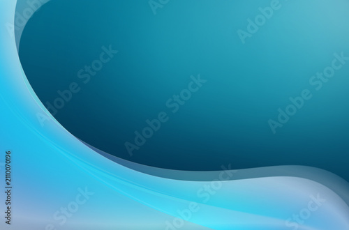Abstract Teal and Cyan Fluid Background with Elegant Wave Shapes, Modern Soft Gradient Backdrop for Wellness Branding and Web Design