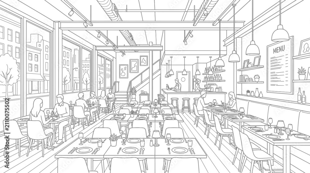 Fototapeta premium vector sketch of house