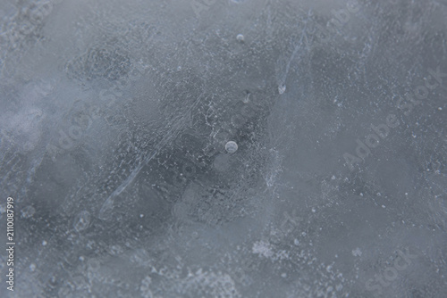 Obraz na plátně Abstract Frozen Water Surface Texture