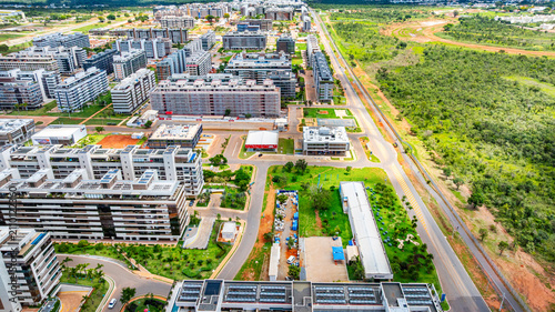High-end luxury residential buildings for high-net-worth individuals, currently in the final stages of construction, at SQSW 500. Southwest Neighboorhood, Brasília, Brazil, 2025