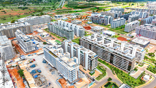 High-end luxury residential buildings for high-net-worth individuals, currently in the final stages of construction, at SQSW 500. Southwest Neighboorhood, Brasília, Brazil, 2025