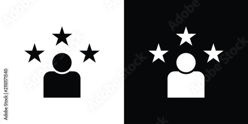 Customer experience icon thin line pictogram bundle