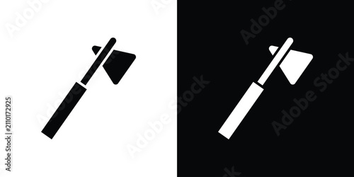 Картината върху платно reflex hammer icon thin line pictogram bundle