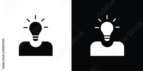 Brand awareness icon minimal art series