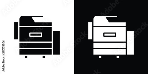 Принти на полотні Copier icon minimal art series