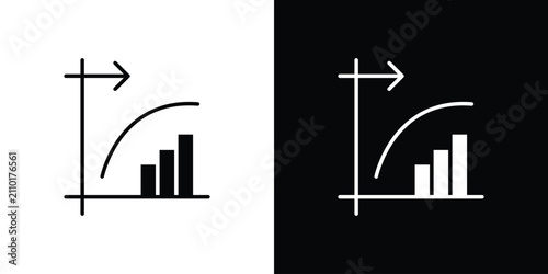 Принти на полотні Diminishing returns icon minimal art series