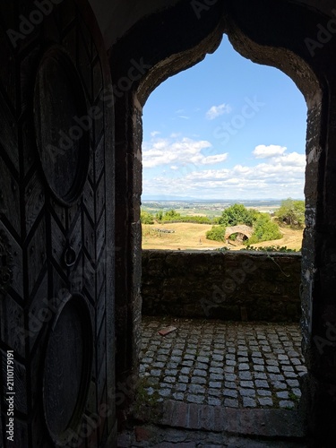 Obraz na płótnie Blick aus der Burg Güssing, Burgenland