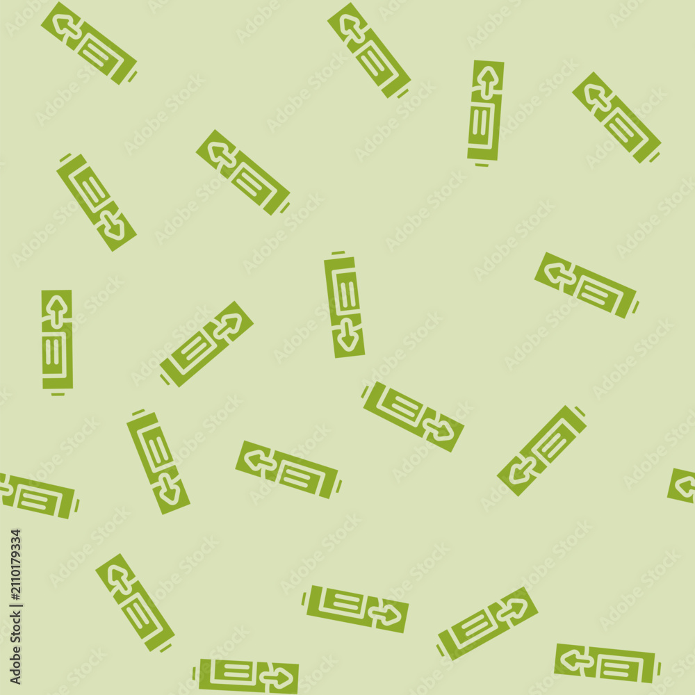 Fototapeta premium discharging battery glyph vector seamless pattern. discharging battery thin illustration