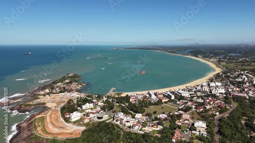 Aerial View of Paradise Beach and Coastal Nova Guarapari