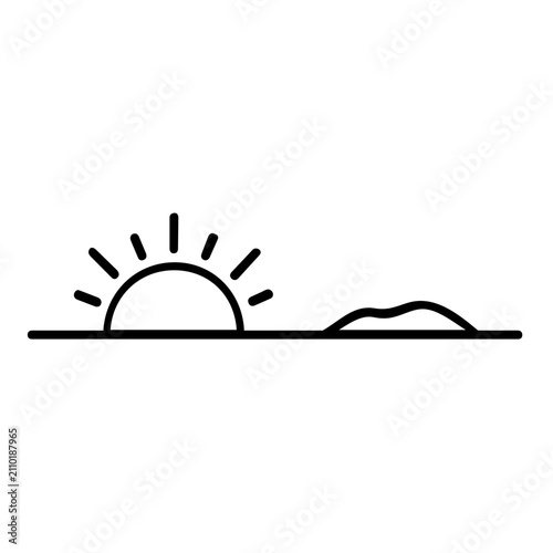 Vector illustration of a seagull line icon depicting the iconic coastal bird in mid-flight, suitable for maritime branding, beach resort signage, nature apps, and nautical-themed creative projects.